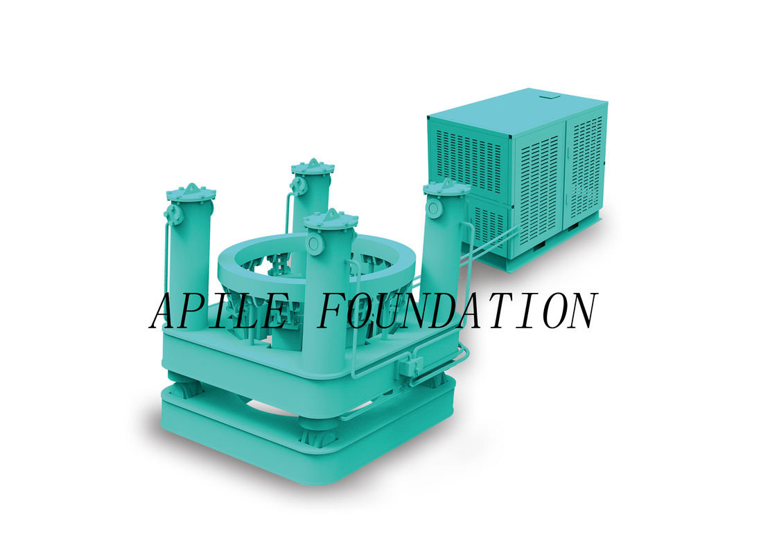 2000mm Dia Pile Puller ตัวแยกปลอกไฮดรอลิกสำหรับงานตอกเสาเข็มลึก